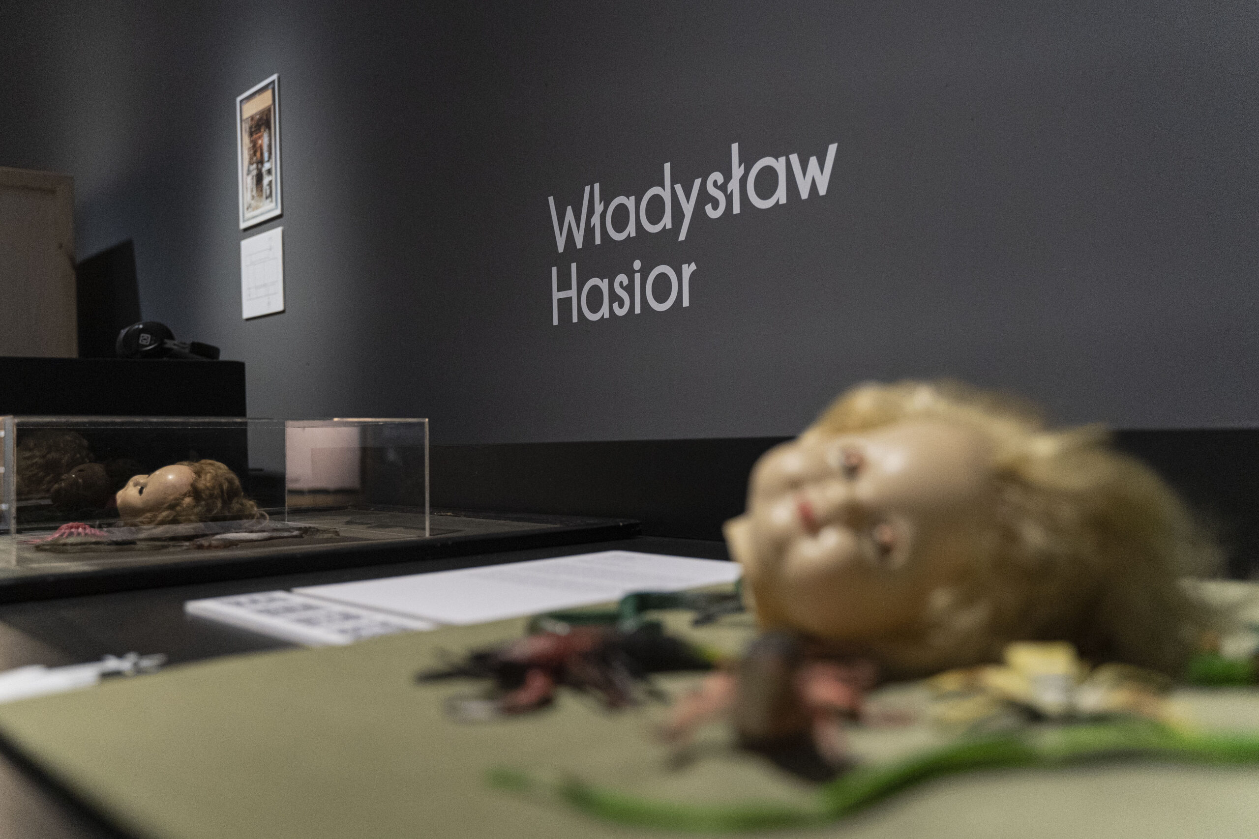 Dokumentacja wystawy „Kolekcja Dostępna”, tyflografika pracy Władysława Hasiora, autorka adaptacji: Ewa Zawadzka