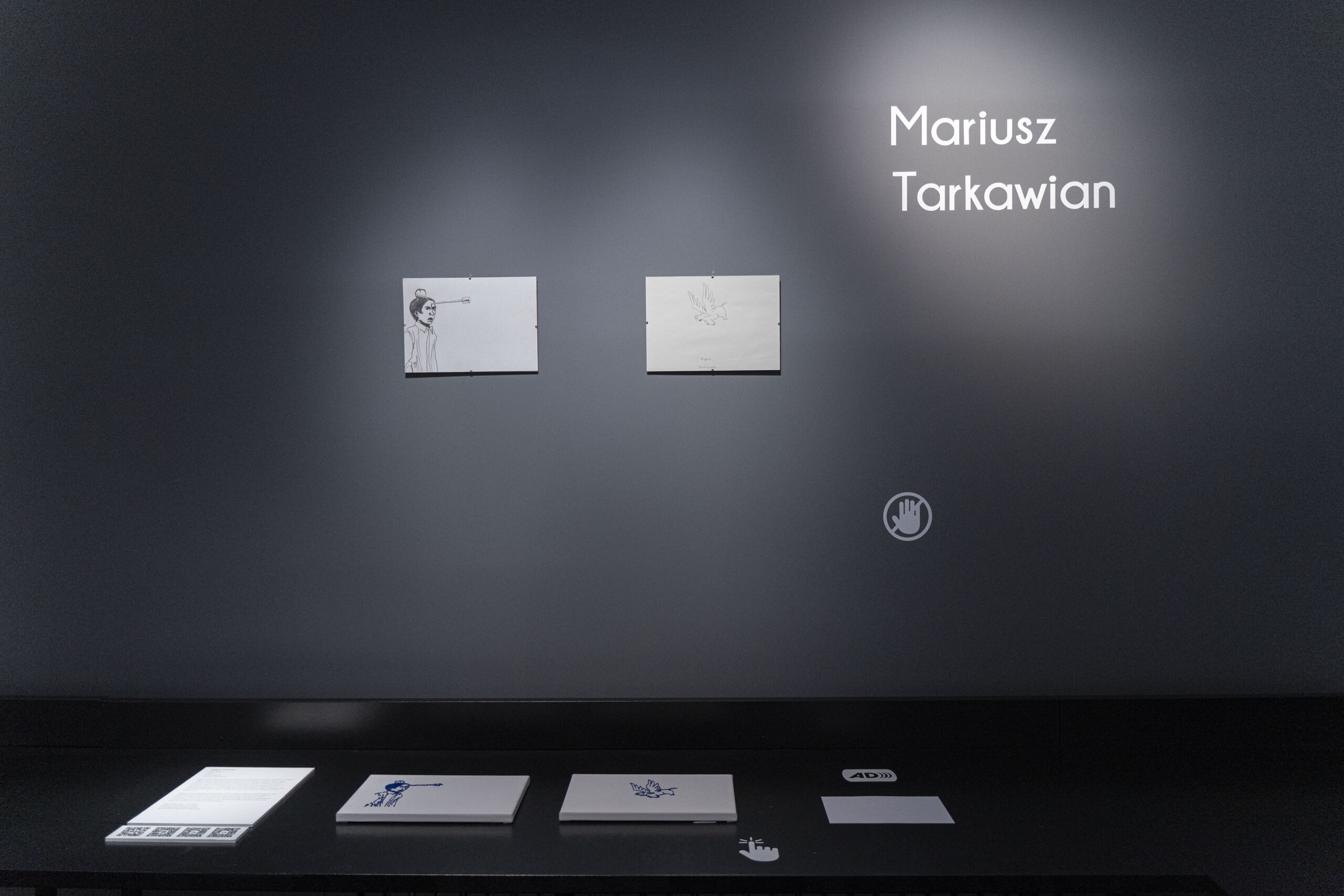   Mariusz Tarkawian, „366 obrotów”; 2013–2014; rysunek; 28 cm x 21,5 cm; tyflografiki: Agnieszka Gawrońska 