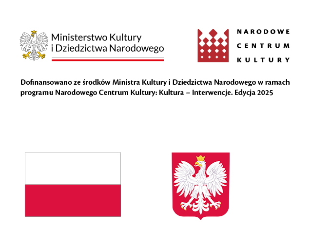 Belka z logotypami.
