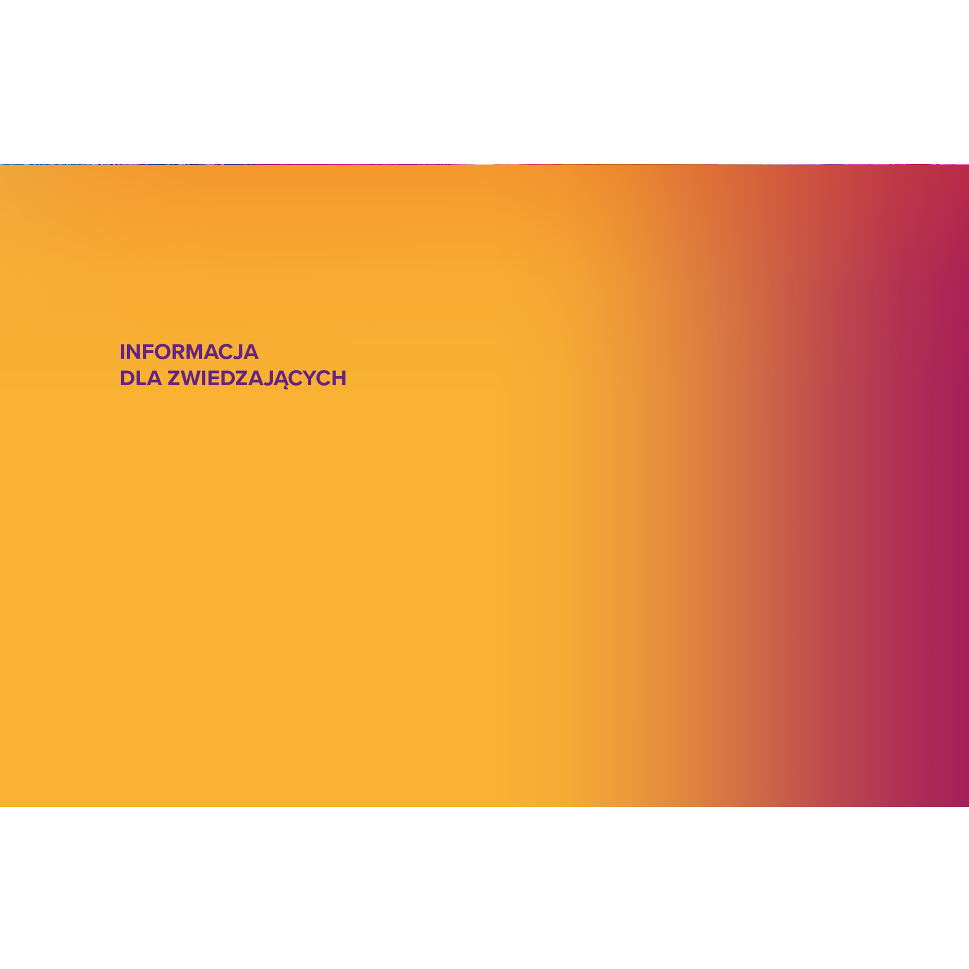 Informacja dla zwiedzających
