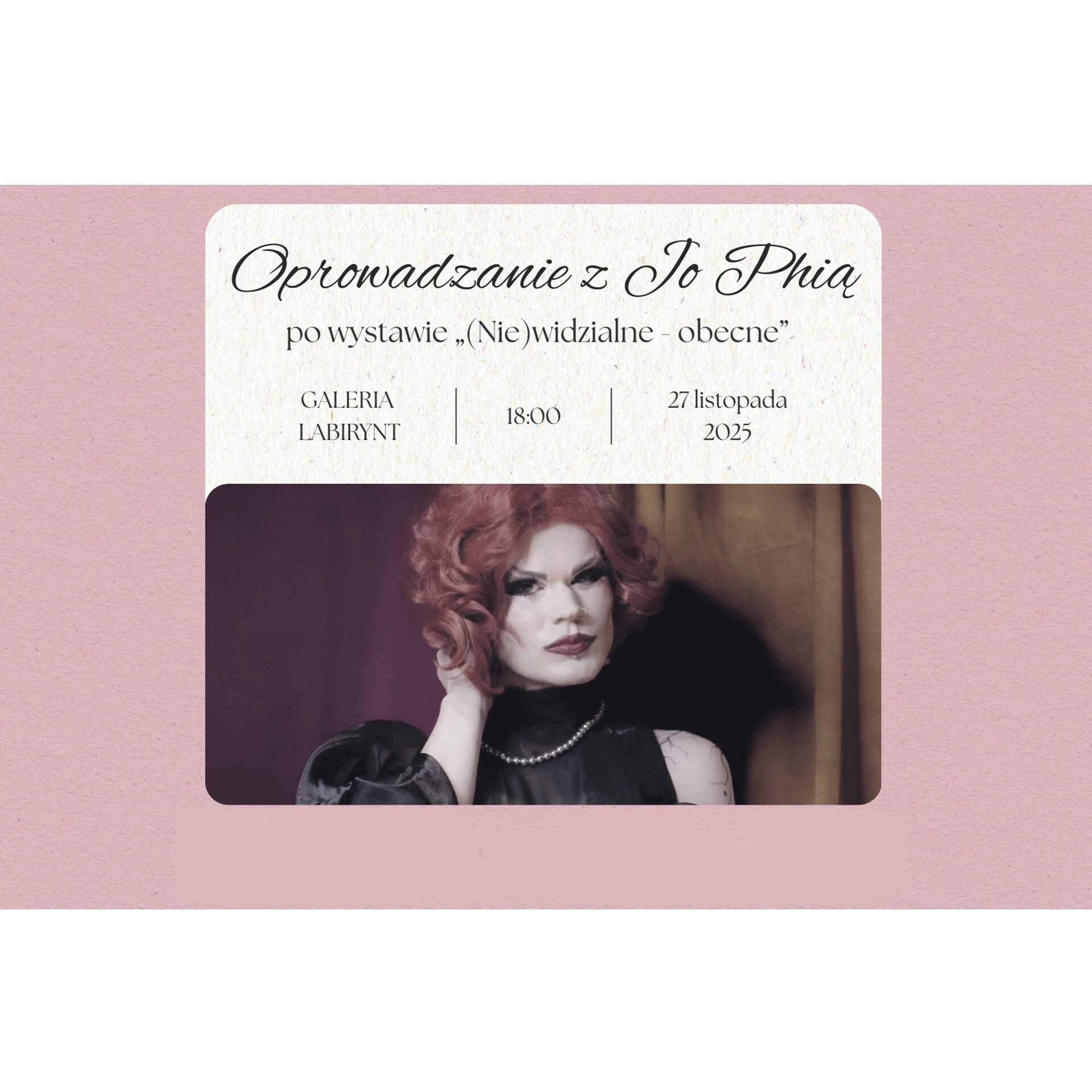 Performatywne oprowadzanie po wystawie „(Nie)widzialne – obecne”